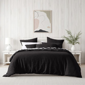 Bianca Chocolate Kahlani Cotton-Blend Quilt Cover Set