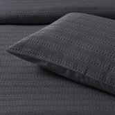 Bianca Charcoal Kahlani Cotton-Blend Quilt Cover Set