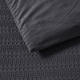 Bianca Charcoal Kahlani Cotton-Blend Quilt Cover Set
