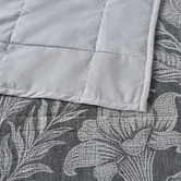 Bianca Grey Maidstone Cotton Jacquard Bedspread Set