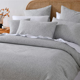 Bianca Grey Marle Pesaro Quilt Cover Set