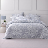 Bianca Whispering Lily Jacquard Quilt Cover Set