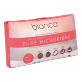 Bianca Relax Right Pure Microfibre Pillow Low Profile 850g