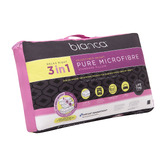 Bianca Relax Right Pure Microfibre Pillow 3 in 1 Adjustable Height 1150g