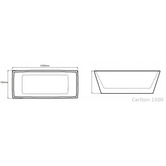 Agnella Bathroom Carlton Free Standing Spa Bath