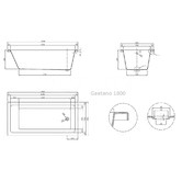 Agnella Bathroom Gaetano Bath Tub