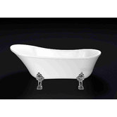 Agnella Bathroom Violina 1750mm Slipper Acrylic Claw Foot Bath