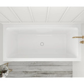 Agnella Bathroom Catania Acrylic Gloss Bath Tub