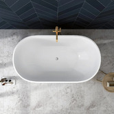 Agnella Bathroom Amalfi Free Standing Acrylic Bath