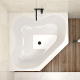 Agnella Bathroom Clove Free Standing Corner Bath