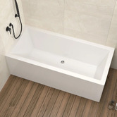 Agnella Bathroom Rubic 1670mm Free Standing Shower Bath