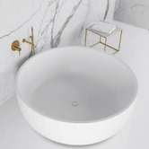 Agnella Bathroom Circo 1500mm Round Free Standing Stone Bath