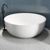Agnella Bathroom Circo 1500mm Round Free Standing Stone Bath
