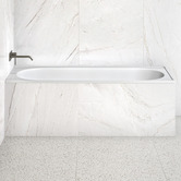Agnella Bathroom Nella Steel Bath With Porcelain Coating &amp; Anti Slip Texture