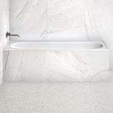 Agnella Bathroom Nella Steel Bath With Porcelain Coating &amp; Anti Slip Texture