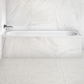 Agnella Bathroom Nella Steel Bath With Porcelain Coating &amp; Anti Slip Texture