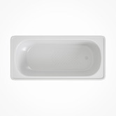 Agnella Bathroom Nella Steel Bath With Porcelain Coating &amp; Anti Slip Texture