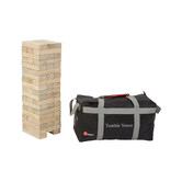 Yardgames Beige Pine Wood Tumble Tower