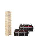 Yardgames Monster Tumble Tower - Premium Hardwood