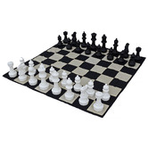 Yardgames 30cm Premium Chess Pieces &amp; Mat Set