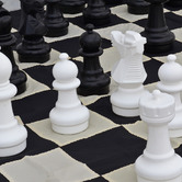 Yardgames 30cm Premium Chess Pieces &amp; Mat Set