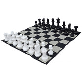 Yardgames 40cm Premium Chess Pieces &amp; Mat Set