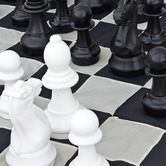 Yardgames 40cm Premium Chess Pieces &amp; Mat Set