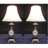 Palatial Designs 49cm Florence Table Lamp With Black Rim