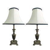 Palatial Designs 49cm Scyphus Cast Iron Bell Table Lamps