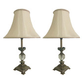 Palatial Designs 49cm Vas Cast Iron Bell Table Lamps