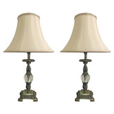 Palatial Designs 49cm Patet Cast Iron Bell Table Lamps