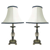 Palatial Designs 49cm Patet Cast Iron Bell Table Lamps