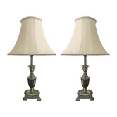 Palatial Designs 49cm Scyphus Cast Iron Bell Table Lamps