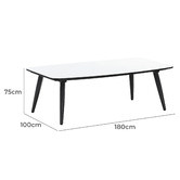 Indosoul Crown Aluminium Outdoor Dining Table