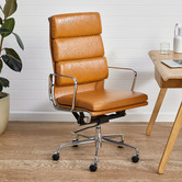 Milan Direct Eames Premium Replica High Back Soft Pad Management Office Chair