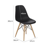 Milan Direct Eames Replica DSW Side Chairs