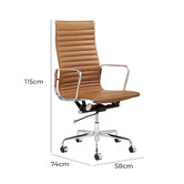 Milan Direct Eames Premium Replica High Back Management Office Chair