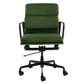 Milan Direct Eames Replica Soft Pad Velvet Office Chair