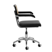 Milan Direct Black Marcel Breuer Cesca Replica Rattan Office Chair