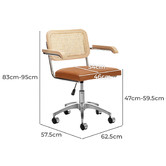 Milan Direct Marcel Breuer Cesca Replica Rattan Office Chair