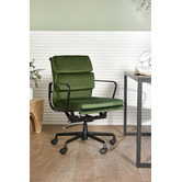 Milan Direct Eames Replica Soft Pad Velvet Office Chair