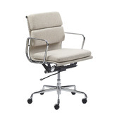 Milan Direct Eames Replica Softpad Fabric Office Chair