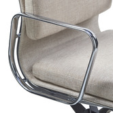 Milan Direct Eames Replica Softpad Fabric Office Chair