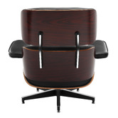 Milan Direct Eames Premium Replica Leather Lounge Chair &amp; Ottoman