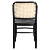 Milan Direct Hoffmann Replica Beech Wood &amp; Rattan Dining Side Chairs