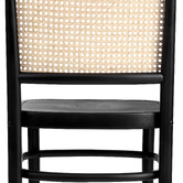 Milan Direct Hoffmann Replica Beech Wood &amp; Rattan Dining Side Chairs