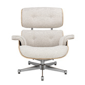 Milan Direct Eames Premium Replica Lounge Chair &amp; Ottoman
