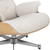 Milan Direct Eames Premium Replica Lounge Chair &amp; Ottoman