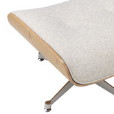 Milan Direct Eames Premium Replica Lounge Chair &amp; Ottoman