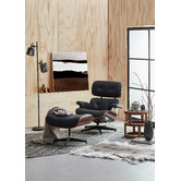 Milan Direct Eames Premium Replica Lounge Chair &amp; Ottoman